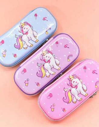 Bhive unicorn pencil pouch boys and girls Art Plastic Pencil Box