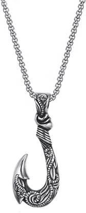 Kairangi Stainless Steel Chain Locket Pendant Brass Pendant