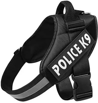 V International Adjustable K9 Police Dog Harness Vest with Hook and Loop Straps and Handle L Dog Standard Harness