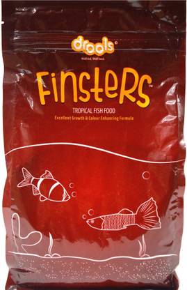 Drools Finsters Tropical Food 500gm | Excellent Growth & Color Enhancing Formula 1 kg Dry Young Fish Food