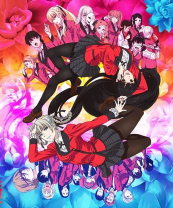 Kakegurui Poster Multicolor Photo Paper Print Poster Photographic Paper 12 inch X 18 inch Photographic Paper