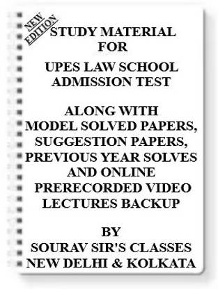 Study Material On Upes Law School Admission Test (Pack Of 4 Books) With Model Question Papers + Topicwise Analysis + Mcq Questions+ Special Practice Set
