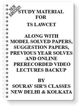 Study Material On Ts Lawcet (Pack Of 4 Books) With Model Question Papers + Topicwise Analysis + Mcq Questions+ Special Practice Set