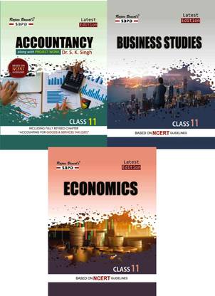 NCERT Class 11 Commerce Combo Book Bihar & Jharkhand Board - Accountancy, Economics, Business Studies Based On CBSE Guidelines