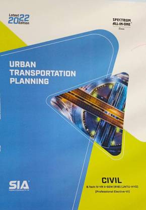 Urban Transportation Planning B.Tech IV-Year II-Sem (ECE) R18 [Professional Elective-VI] Latest 2022 Edition