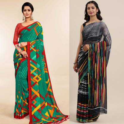 Printed Daily Wear Georgette Saree