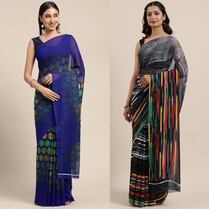 Printed Daily Wear Georgette Saree