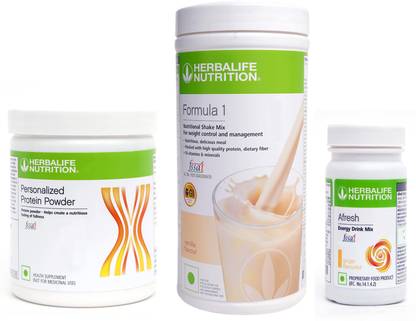 Herbalife Nutrition FORMULA1 VANILLA 500 G PROTIEN 200 G AFRESH ENERGY DRINK GINGER 50 G Plant-Based Protein