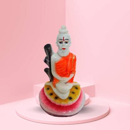 POLYRESIN GOD IDOLS LOKNATH BABA 8 INCH POLY RESIN GOD IDOLS Decorative Showpiece  -  12 cm