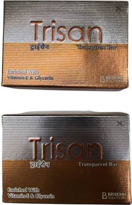 TRISAN Transparent Soap Pack of