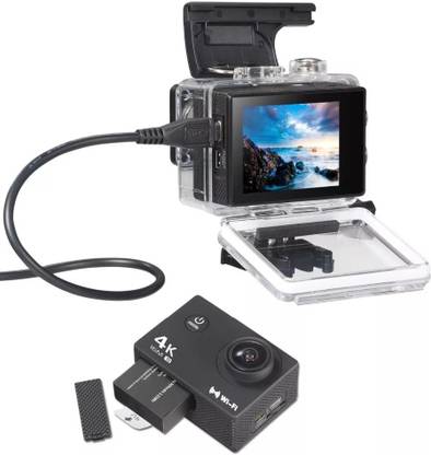 TOTAL 4K CAMERA FOR VLOG NEW 4K Action Sports Camera with WiFi for Bikers & Youtubers Sports and Action Camera