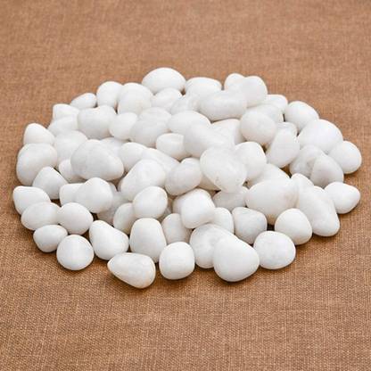 iCart Frabjous1 Decorative Itme Pebbles for Bamboo Plants & All Purpose Pack of 1kg Polished Round Rock Stone