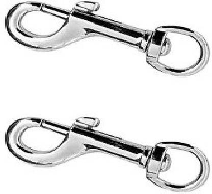 KAPOOR PETS 2 Pcs Pet Leash Hook Eye Bolt Snaps Clips for Dog Flag Pole Key Chain Locking Carabiner
