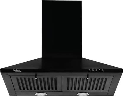 Hindware Velda 60 Wall Mounted Chimney  (Black 1000 CMH) at Rs. 5499