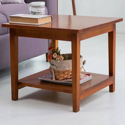 Tiber Solid Wood Sheesham Wood Coffee/Center Table For Living Room, Guest Room Solid Wood Coffee Table
