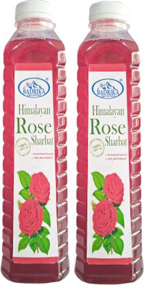Badrika Pure Natural Rose Sharbat/Squash/Juice