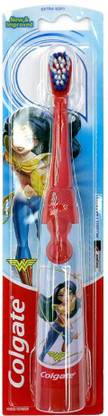 Colgate Kids Wonderwoman Battery Powered Electric Toothbrush – 1pc Electric Toothbrush  (Multicolor)