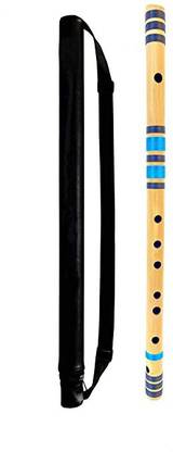 MAGA MART C Scale Medium Professional Flute,7 Hole 19.5 inches with Free Carry Bag Bamboo Flute