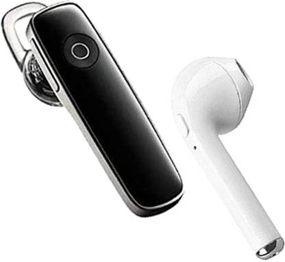 Ggkart K1&i7 Single Ear Combo Bluetooth Headset Pack of 2 Bluetooth