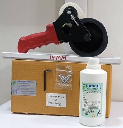 Inmark Equipments | Hand Marker Machine (4"x14") | 14 mm |Carton Box|Water Absorbing Surface Only| Label Stamping Machine
