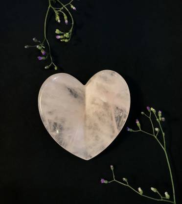 ILIKA Heart shaped Rose Quartz Guasha Stone Massager