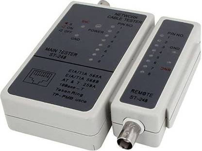 Etake CCTV Cable Tester, BNC Test Tool, Lan Tester, RJ45, UTP Ethernet Network Cable Network Interface Card