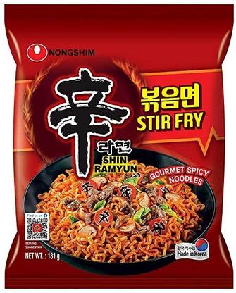 Nongshim stir fry 131g Instant Noodles Non-vegetarian