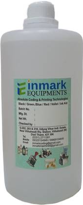 Inmark Equipments | 1 Liter | Solvent |Ink-Aid | Thinner | Softner | Reducer | Batch Printing | Paint Thinner