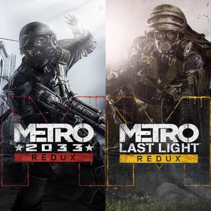 2Cap Metro Redux 2033 & Last Lite Pc Dvd Game (Offline only) Complete Games (Complete Edition)