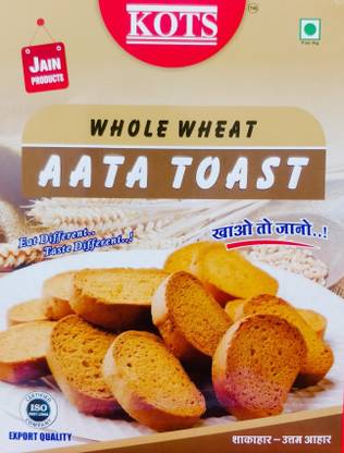 kots AATA TOAST WHOLE WHEAT, ELIACHI flavored Milk Rusk