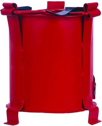 SHYPRA Angeethi BBQ Style Metal Ashtray /Sigdi Chulha/Angeethi/Coal Charcoal Keeper Black, Red Iron Ashtray