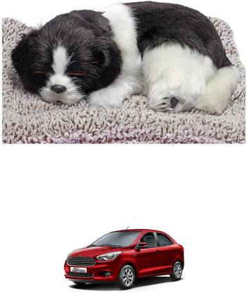 PRTEK Cute Sleeping Dog for Car, Home Interior, Office Work Table Designs 181 Decorative Showpiece  -  8 cm