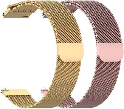 AOnes Pack of 2 Magnetic Loop Watch Strap for Inbase Urban Beep Smart Watch Strap