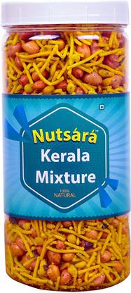 nutsara Kerala Spicy Mixture Homemade Namkeen - Ready to Eat Snacks 350gm