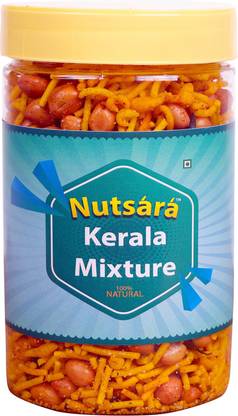 nutsara Kerala Spicy Mixture Homemade Namkeen - Ready to Eat Snacks 200gm