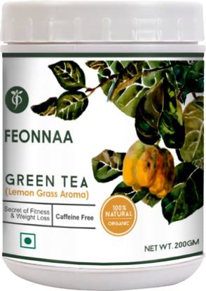 Feonnaa Slim Green Tea (Lemon Grass Aroma) 200 Grm Lemon Green Tea Plastic Bottle