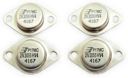 AQBP 2N3055 Transistor Pack of 4 pcs NPN Transistor
