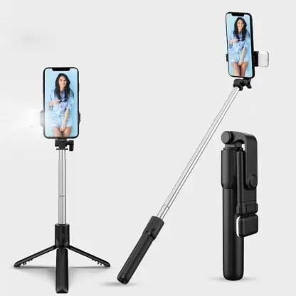 Makecell New Bluetooth Selfie Stick Tripod With attached Beauty Fill Light Tripod