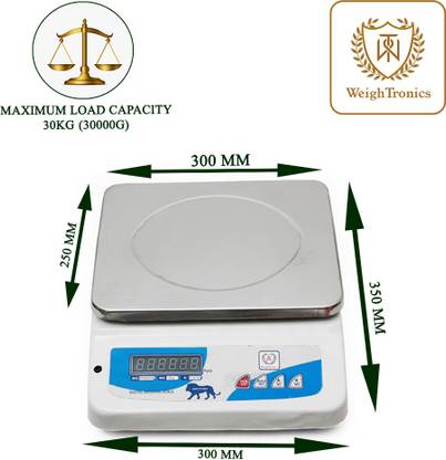 WEIGHTRONICS 30KG*2G FRONT AND BADCK Z SERIES Weighing Scale