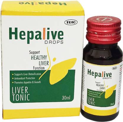 Trio Hepalive Drops With Dropper, Liver Tonic, 30ML