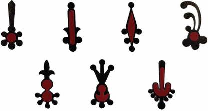 Comet Busters Fancy Maroon Bindi (BV352) Forehead Maroon Bindis