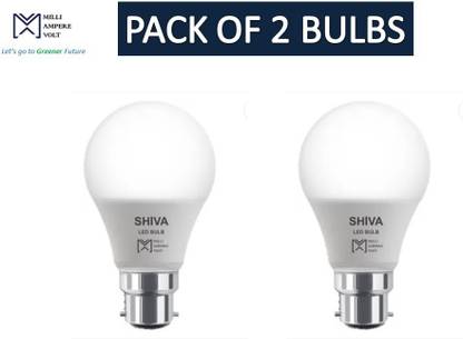Milli AMpere volt 7 W Basic Round B22 LED Bulb