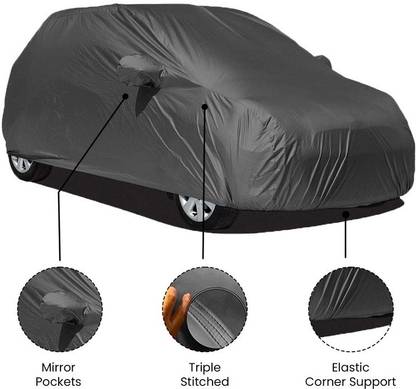 AutoFurnish Car Cover For Toyota Fortuner (With Mirror Pockets)