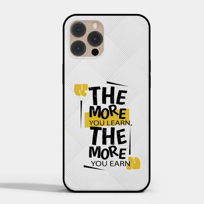 The Future Stop Back Cover for iPhone 11Pro Max, Aesthetic Protective Phone Case With Tempered Glass Back, Sleek Design