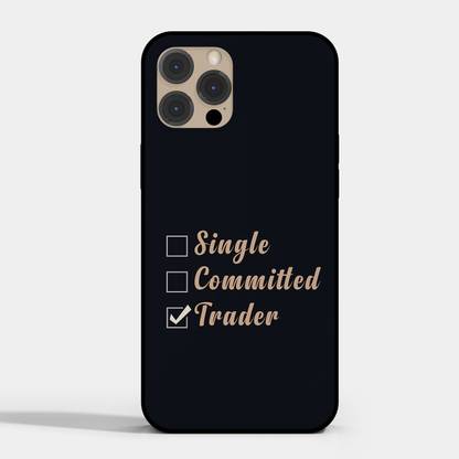 The Future Stop Back Cover for iPhone 11, Aesthetic Protective Phone Case With Tempered Glass Back Sleek Design