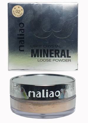 maliao Light Crystal Mineral Loose Powder Compact Soft Ivory Compact