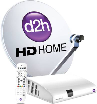 D2H HD RF DTH, Hindi 1 Month Premium HD Pack,HD Set Top Box Connection