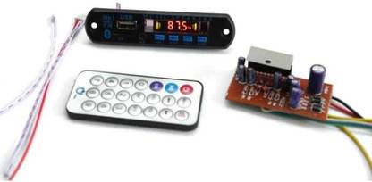 SSV CARE Combo of 6283 IC Stereo Circuit Board and Bluetooth FM Audio Player Decoder FM Transmitter Electronic Hobby Kit
