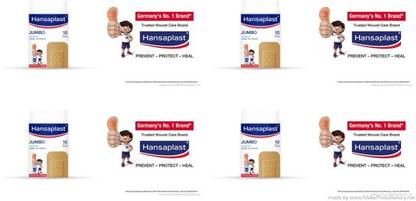HANSAPLAST PACK OF 4 [ 10X4] JUMBO First Aid Kit