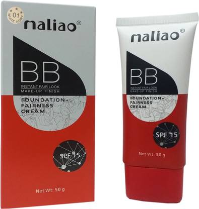 maliao BB Cream Instant Fair Look Makeup Finish Foundation White Ivory Foundation